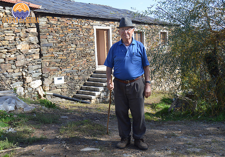Sr. Fernando, 83 anos, habitante da Aldeia da Espiunca- Arouca