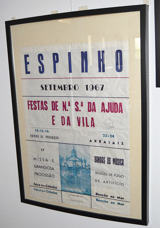 Antigo cartaz das festas