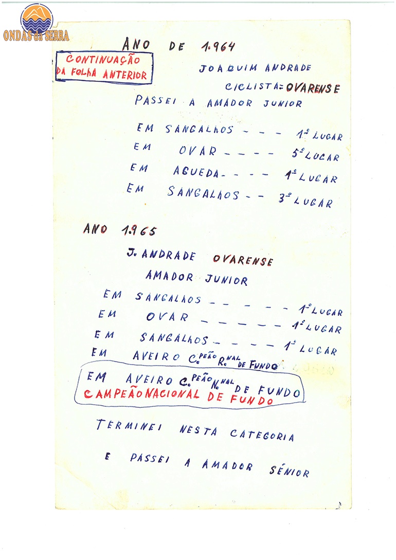 Joaquim Andrade - Ciclista