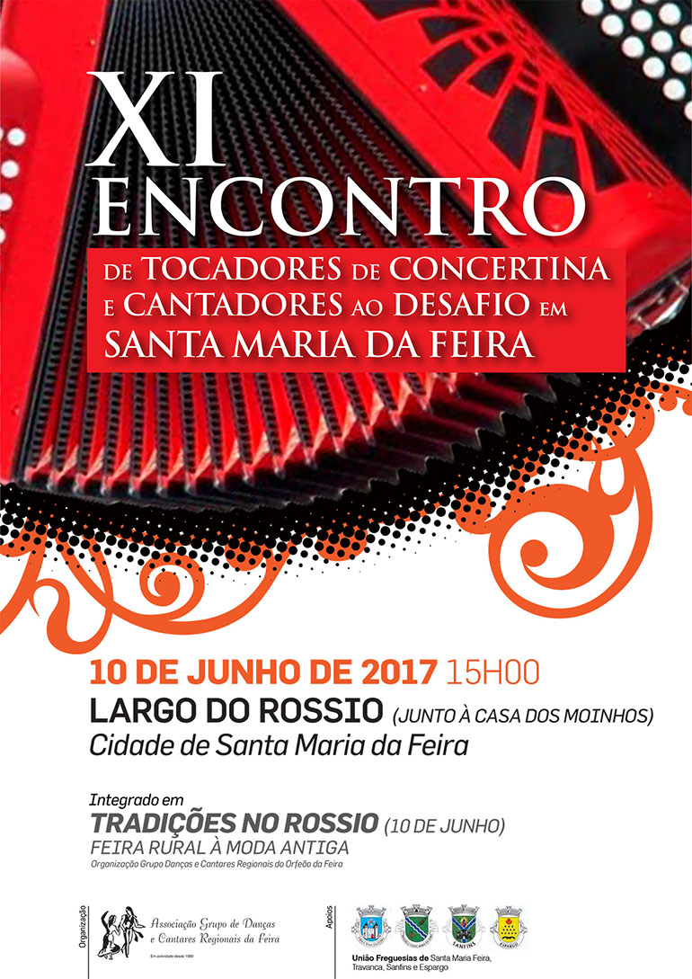 XI encontro de tocadores de concertina e cantadores ao desafio em Santa Maria da Feira