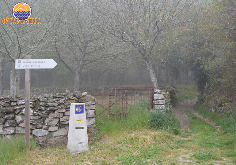 caminho mozárabe em Cimo de Vila -  Castro Caldelas - Ourense - Galiza