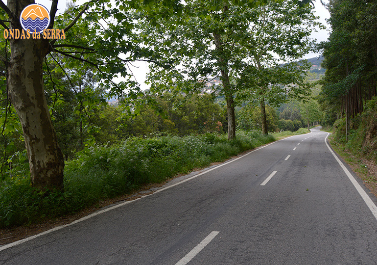 Percurso de bicicleta pela EN 225 entre Castelo de Paiva e Alvarenga