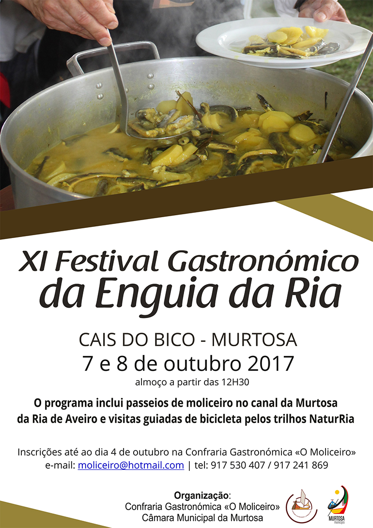 Murtosa acolhe festival gastronómico da enguia da ria