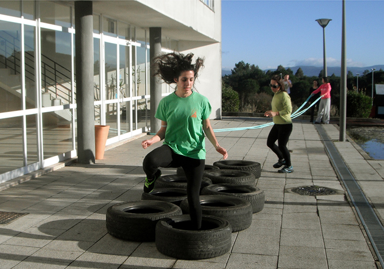 Domingo em forma na Palhaça